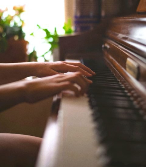 learning to play the piano