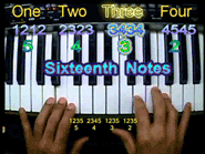Piano Finger Exercises - Sixteenth-Notes