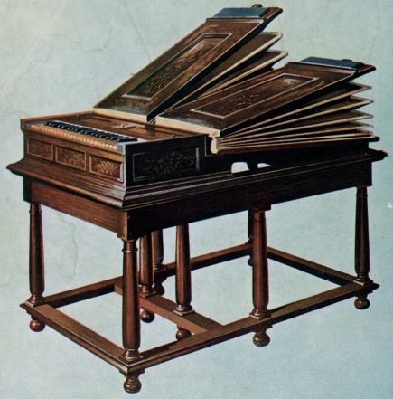 Piano Key Notes on a Regal Organ